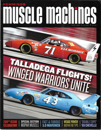 HEMMINGS MUSCLE MACHINES 2020 APR - 69 MALIBU COPO, CUDA V8, 72 MAV, CHALL R/T